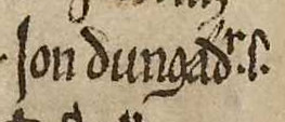 Eóghan Mac Dubhghaill (AM 45 fol, fol. 114v)