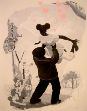 Vignette -2, 2008, Kerry James Marshall