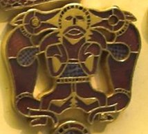 Sutton Hoo purse wolf-warrior