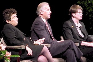 Joe Biden with Janet Reno and Donna Shalala