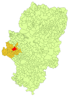 Location in Aragon