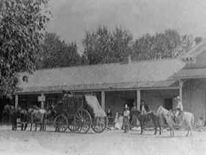 Hudson store at Hudson Hot Springs, New Mexico