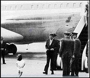 John F. Kennedy at Otis Force Base