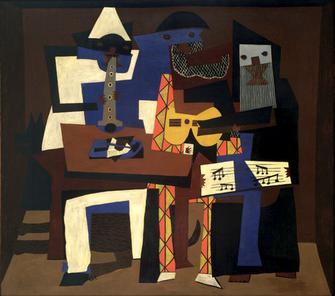 Picasso three musicians moma 2006