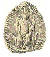 Seal of bishop benedictus of finland