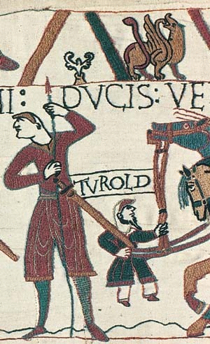 Turold scene 10 Bayeux Tapestry