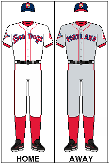 Portland Sea Dogs Uniform