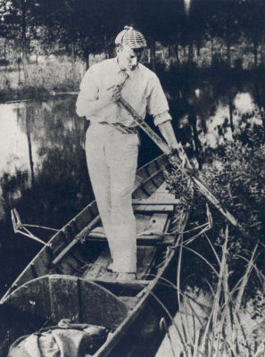 Sidney Paget Wearing His Deerstalker Cap