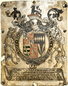 GarterPlateHenryPercy5thEarlOfNorthumberland1499