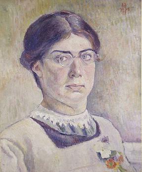 Self-portrait of Orovida Pissarro