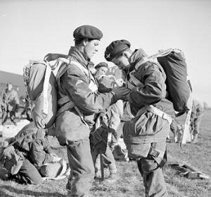 Parachute training 1944