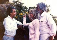 Chandran Rutnam with John and Bo Derek