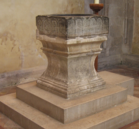 St Faiths Winchester font 2011