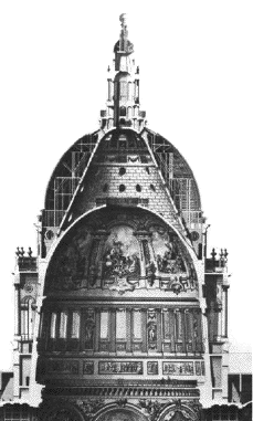 St Paul's Engraving by Samuel Wale and John Gwynn (1755).