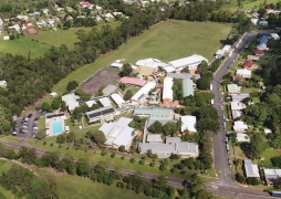 Noosa District State High School, aerial view, 2013