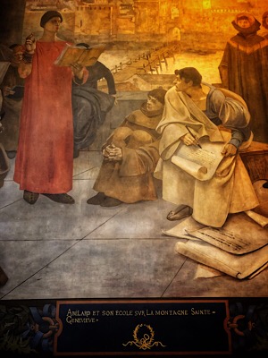 Abelard Teaching - Mural Sorbonne