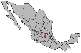 Map of Querétaro metropolitan area