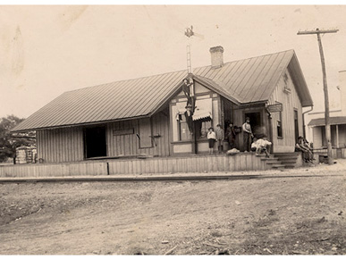 Jemison train station in 1907