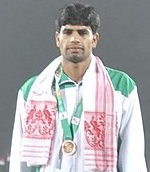 Arshad Nadeem at 2016 South-Asian Games