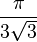  \frac{\pi}{3 \sqrt 3}