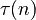 \tau(n)