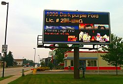 Amber Alert Lamar Billboard