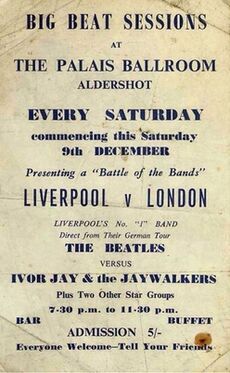 Beatles Aldershot poster 1961