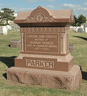 Cynthia Ann Parker Gravestone