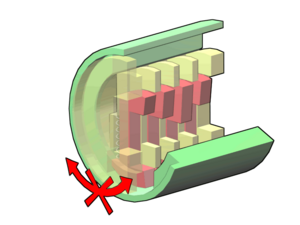 Disc tumbler locked