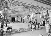 Flagler Whitehall Main Hall BW