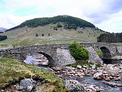 Garva Bridge over River Spey on General Wade's Military Road to Corrieyairack