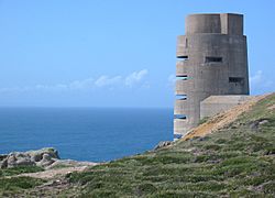 German World War II tower Jersey