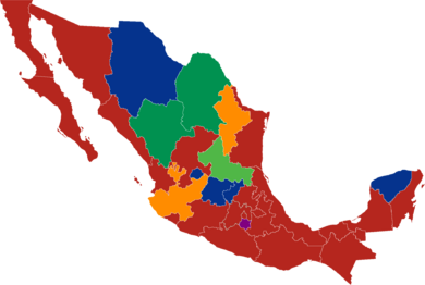 Gobernadores mexicanos Actualizado (2023)