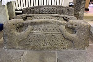 Hogback Stones, Brompton Church - geograph.org.uk - 3029506