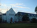 Holy Spirit Monastery at daybreak