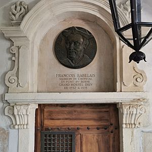 Hotel-Dieu interior, Rabelais