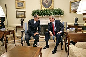 Janez Jansa George W Bush20060710