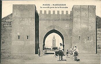Marrakech-Koutoubia 1919