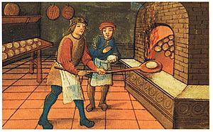 Medieval baker