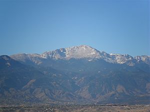 Pikes Peak in November 2010