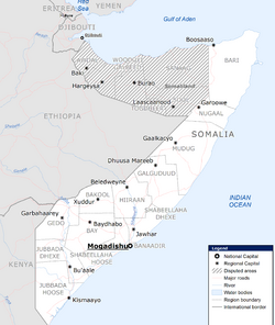 Map of Somalia