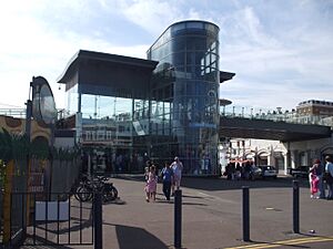 Southend Pier and Shore station northeast entrance