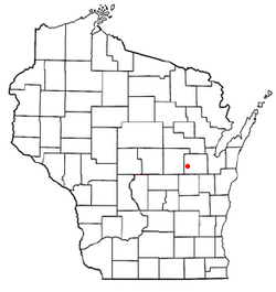 Location of Hortonia, Wisconsin