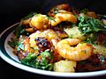 Awadhi prawns