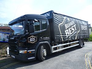 Belhaven Brewery lorry