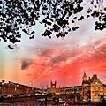 Bristol Temple Meads sunset