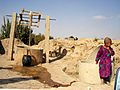 Faryab- village dug well