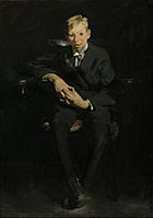 George Wesley Bellows - Frankie, the Organ Boy - Google Art Project