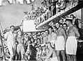 Gracie Fields With the British East Indies Fleet, Trincomalee, Ceylon, 20 October 1945 A30899