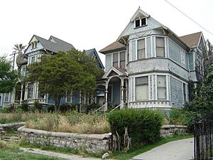 Houses in Angelino Heights Los Angeles